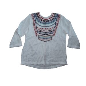 Scully Womens Embroidered Blouse